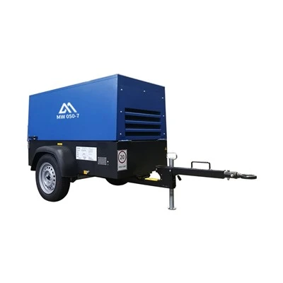 2 wheels Screw Air Compressor