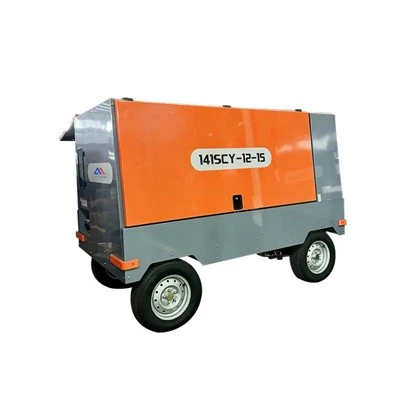 Four Wheel 15 Bar Screw Air Compressor