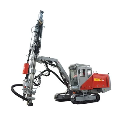 Top hammer drill rig