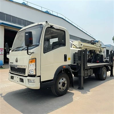 Can a truck drilling water well be modified for different drilling requirements?